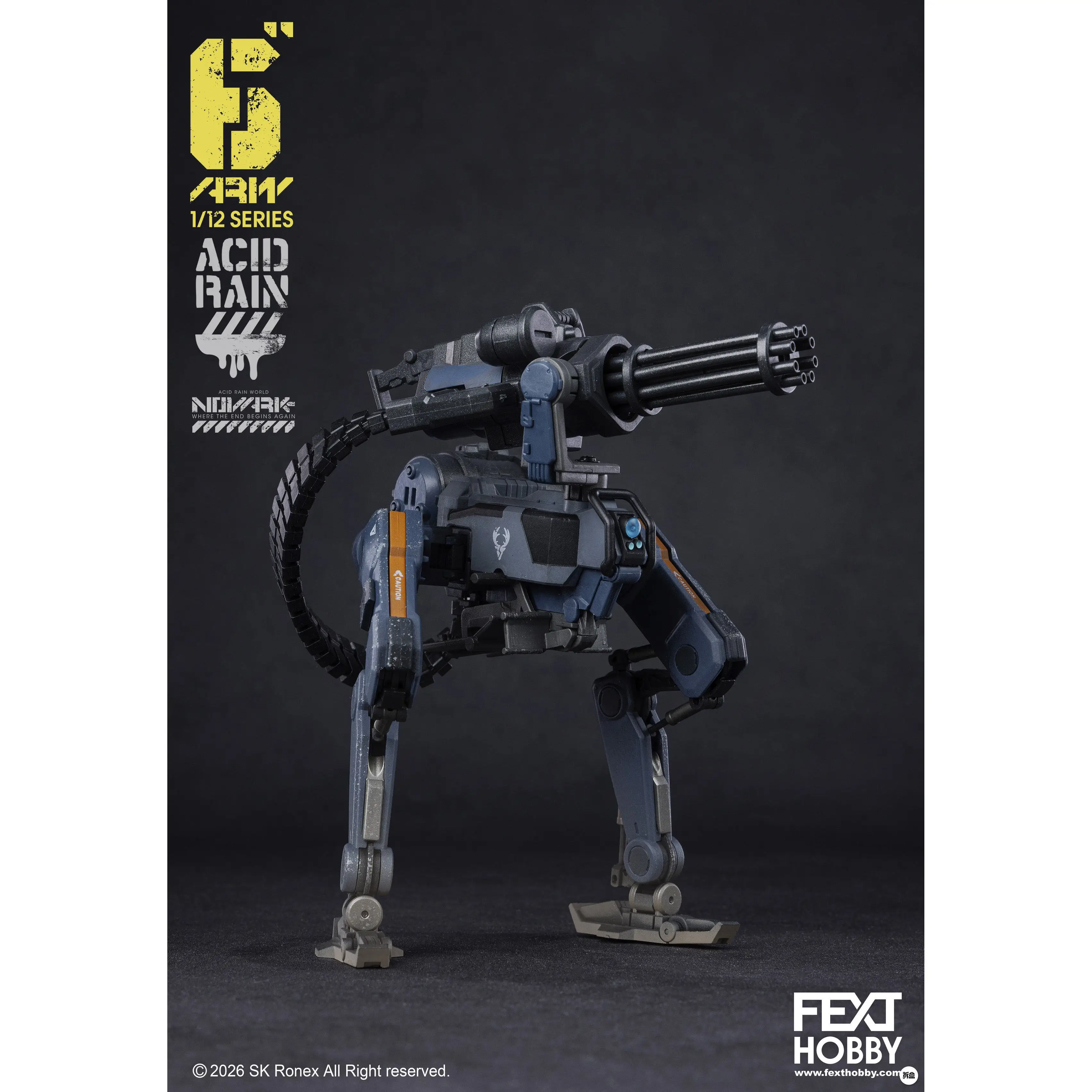 Фото Коллекционная фигурка Acid Rain War 6-дюймовая NOVARK 2.0 Ostrich-foot Vehicle FXH-ARV-002ABC OT-3mbl №2