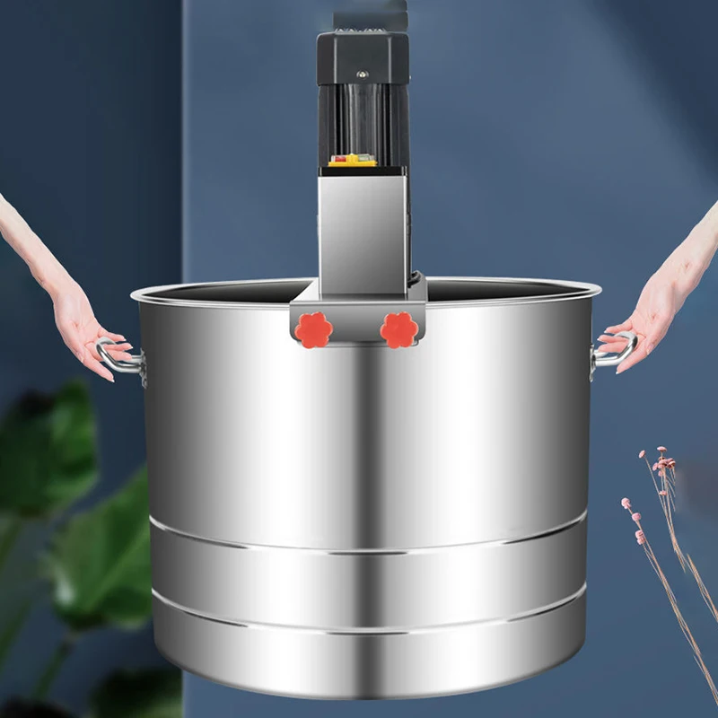 

8/10/25kg Food Mixer Electric Dough Mixer Commercial Automatic dough mixer household silent stainless steel stuffing machine