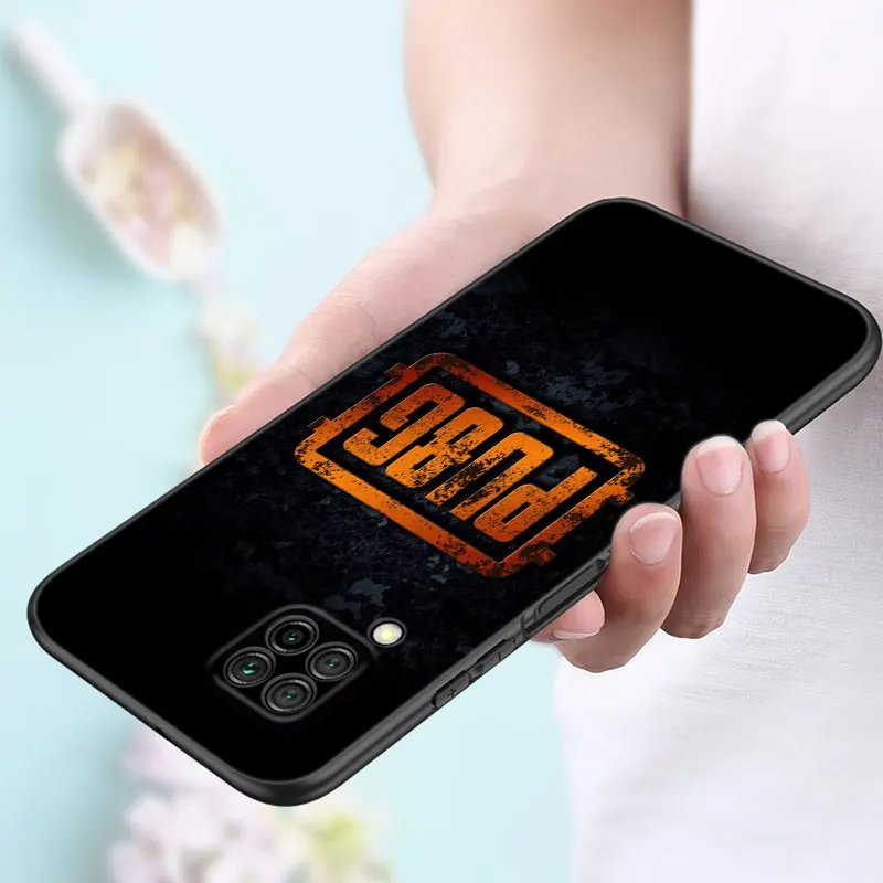 Игровой чехол Pubg для Huawei P50 P40 P30 P20 Pro P10 P9 P8 Lite 2017 P Smart Z S 2021 2020 2019 2018 черный |