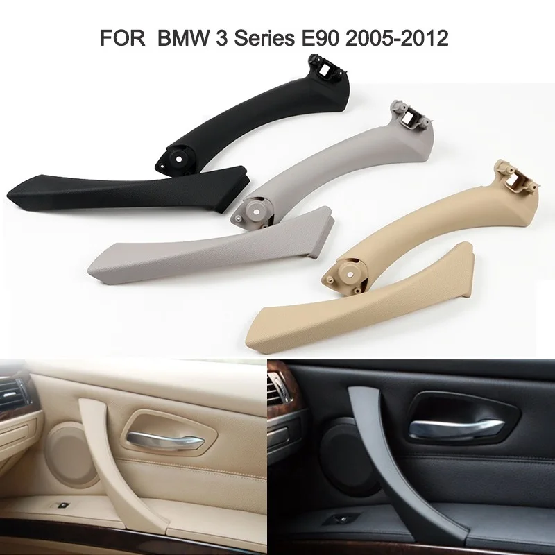 Replace Repair Interior Door Pull Handle For BMW 3 Series E90 E91 E92 316 318 320 325 328i 2005-2012 With Cover Trim Replacement