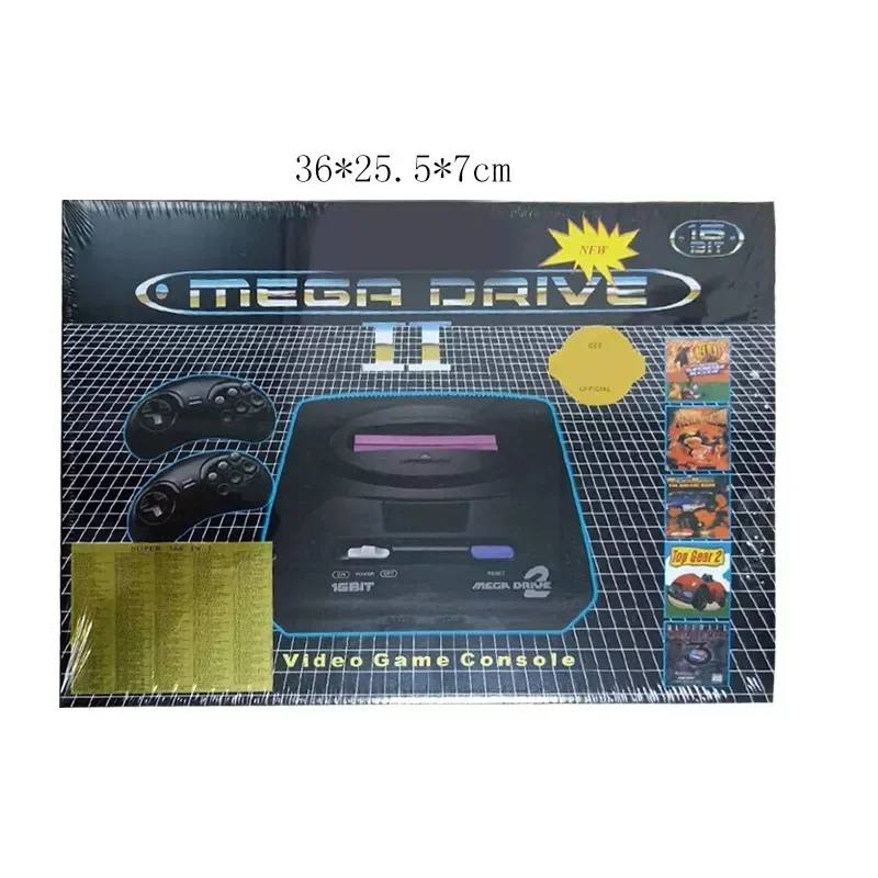 

16 bit Retro Video Game Console with Wired Gamepad Support Game Card Home Game Console For MD Sega Family Game EU plug