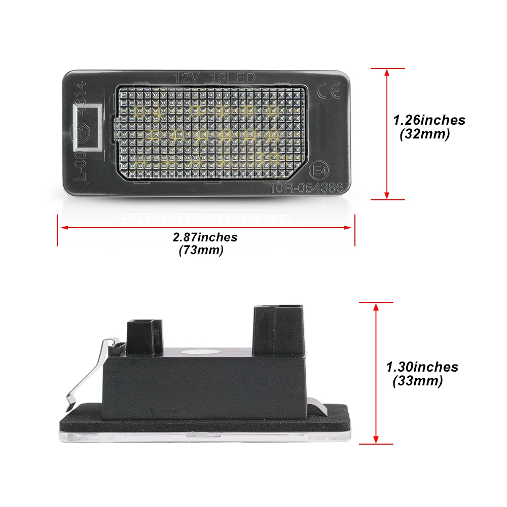 

Canbus без ошибок светодиодный индикатор номерного знака сменная лампа для Skoda Octavia Combi 5E A7 Superb B6 Yeti Fabia MK3 Rapid