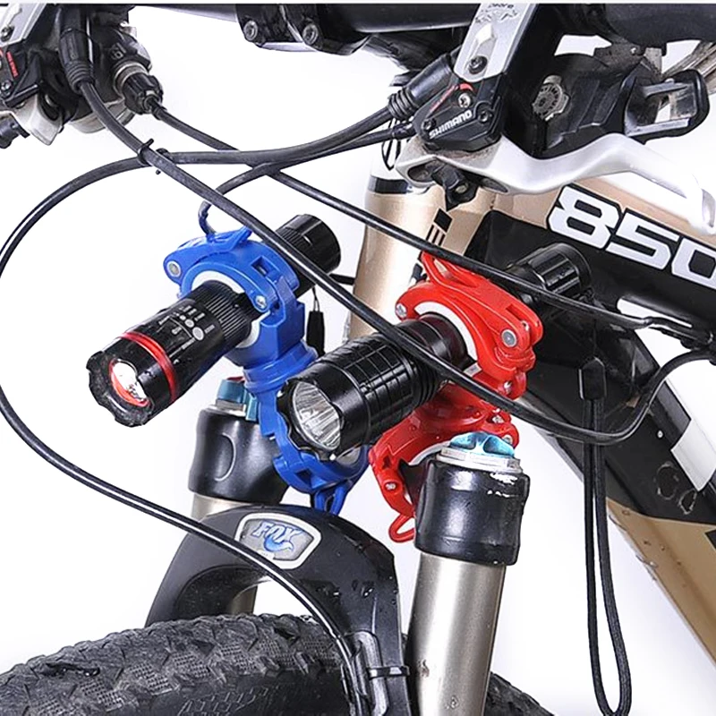 Зажим для велосипедсветильник фонафонарь с поворотом на 360 ° |