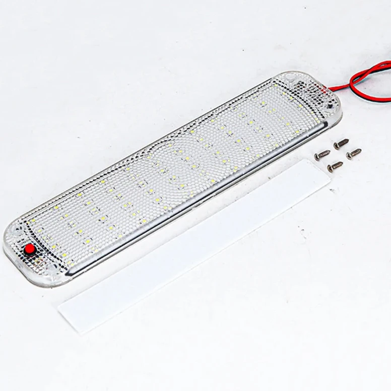 

72-светодиодный Потолочный Светильник Для Салона Автомобиля 12В/24В С Управлением От Выключателя