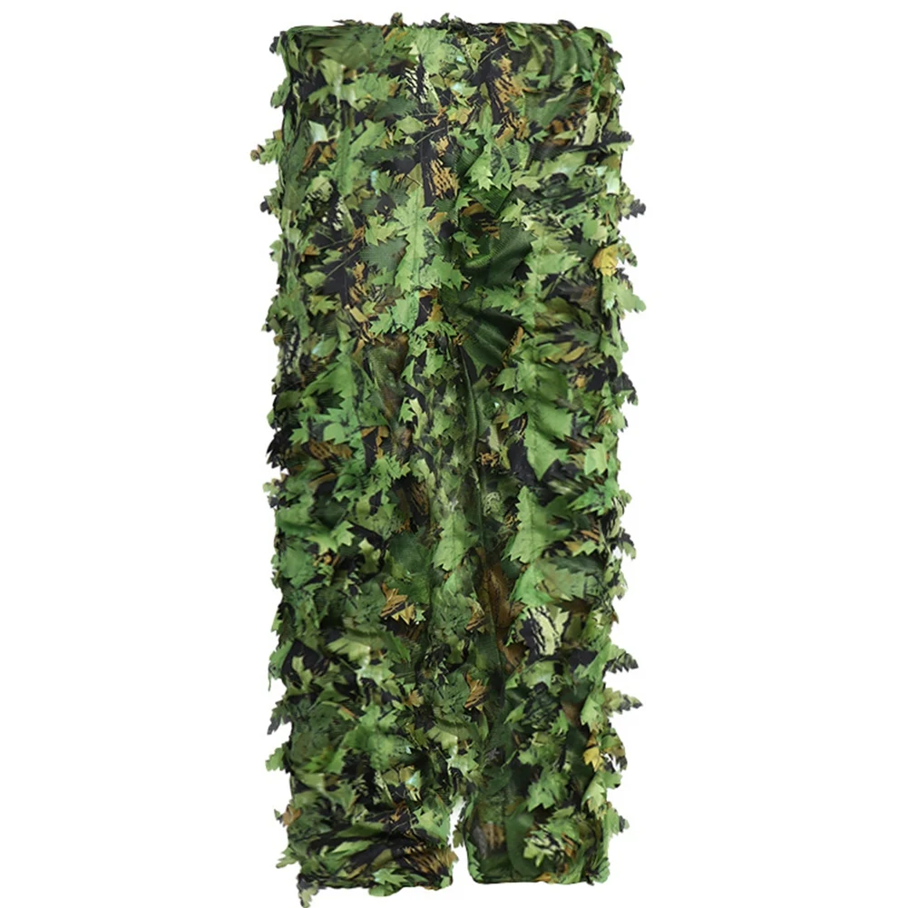 

Sticky Flower Bionic Leaves Camouflage Suit Hunting Ghillie Suit Woodland Camouflage Universal Camo Set (B)
