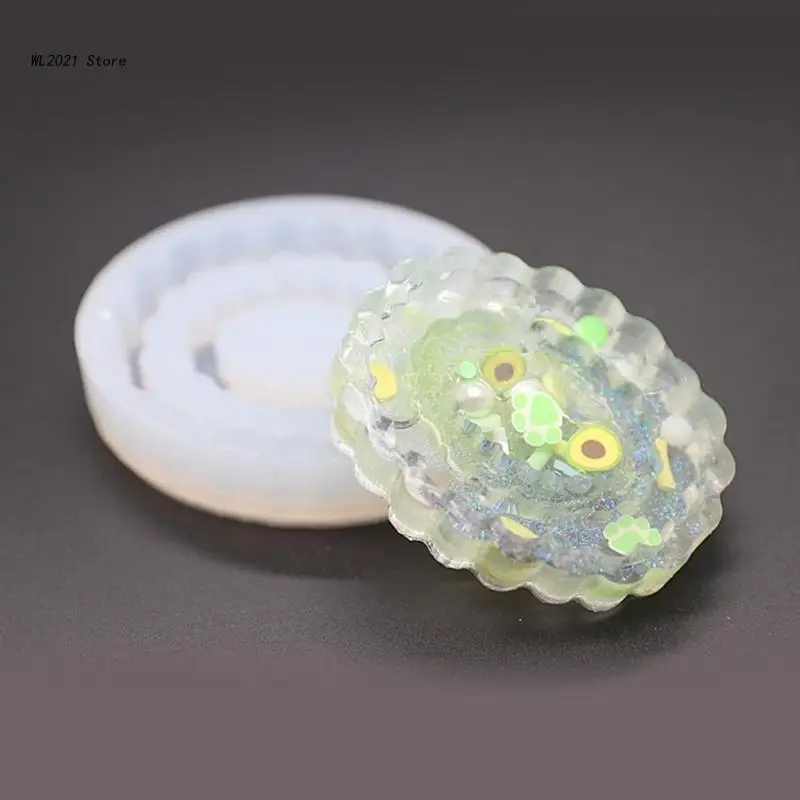 

Oval Resin Shaker Mold,Silicone Quicksand Mould Resin Shaker Molds Resin Epoxy Casting Shaker Mould for DIY Crafts