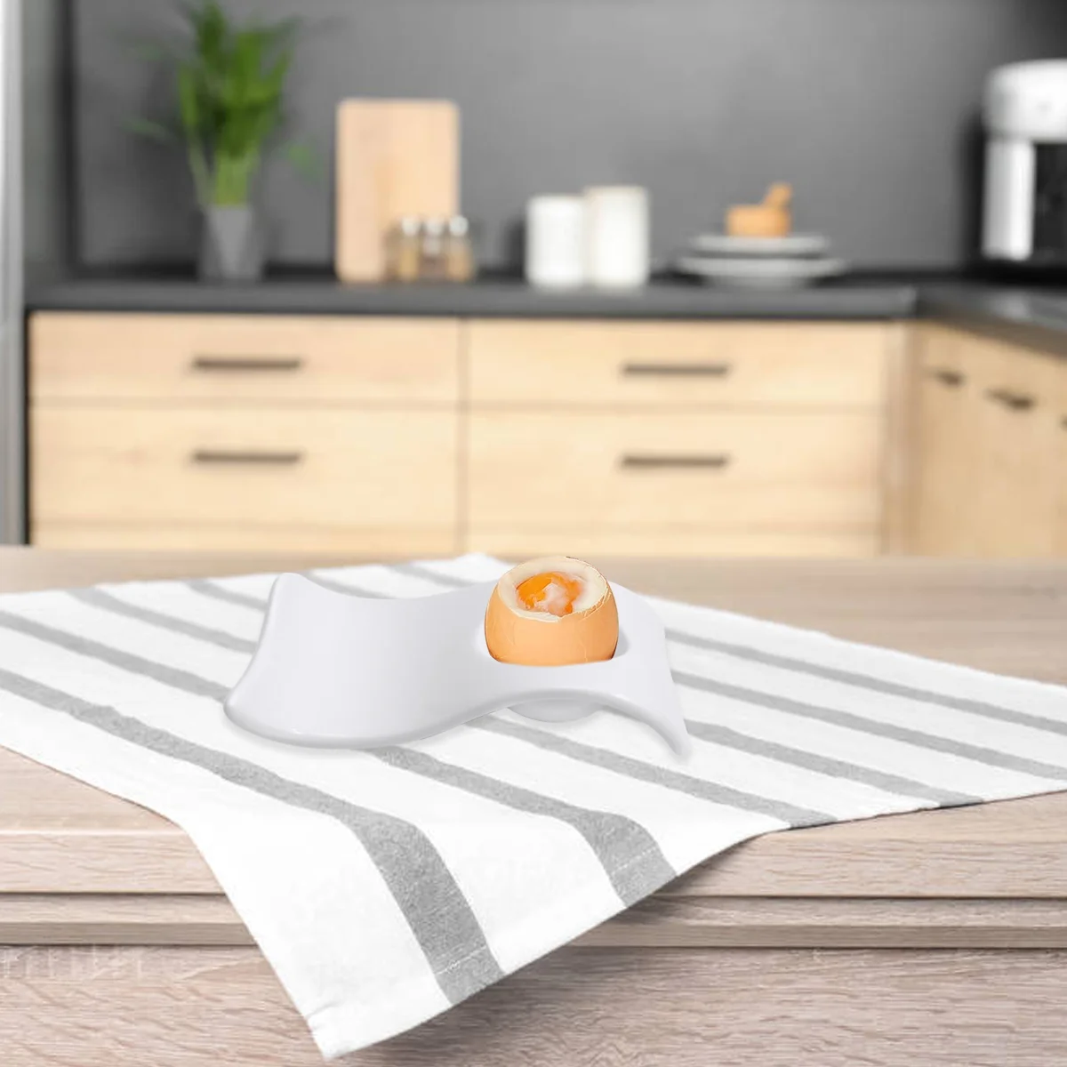 

Egg Cup Boiled Holder Ceramic Cups Holders Hard Container Stand Eggs Porcelain Dish Serving Rackstorage Breakfast Pottery