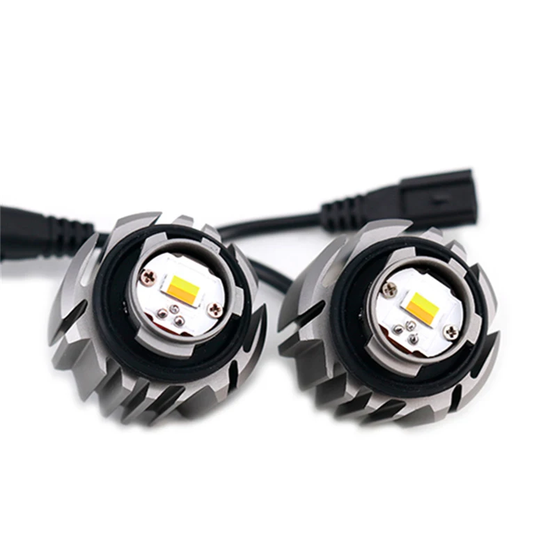 

Новинка, двухцветная СВЕТОДИОДНАЯ противотуманная фара L1B для Toyota Vios Hilux SR5 Corolla Sedan Cross Crown 2020 2021 2022 2023, белый и золотой