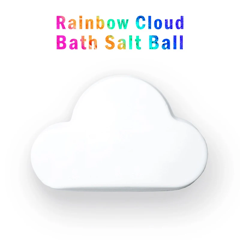 

Bath Salt Rainbow Soap Handmade Skin-care Body Essential Oil Moisturizing Soap Massage SPA Girlish Bath Bomb Bubble Bath