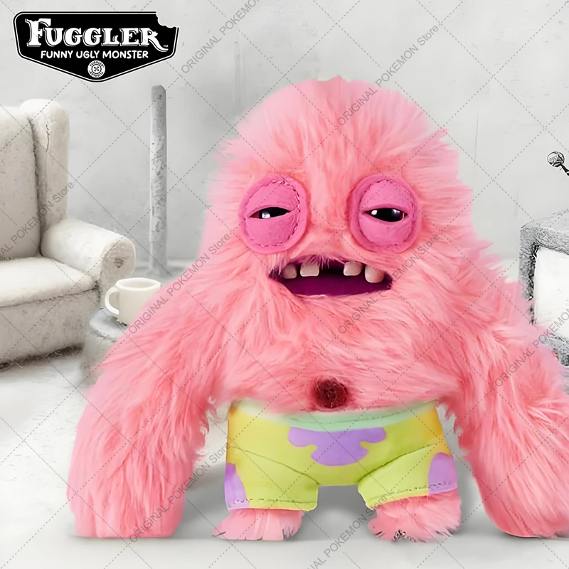 Фото Оригинальный Fuggler Ugly Teeth Monster Губка Боб Квадратные штаны Плюшевые игрушки Брелки Fugglers Патрик Звезда Гэри Пелуче Кукла Подвески №3