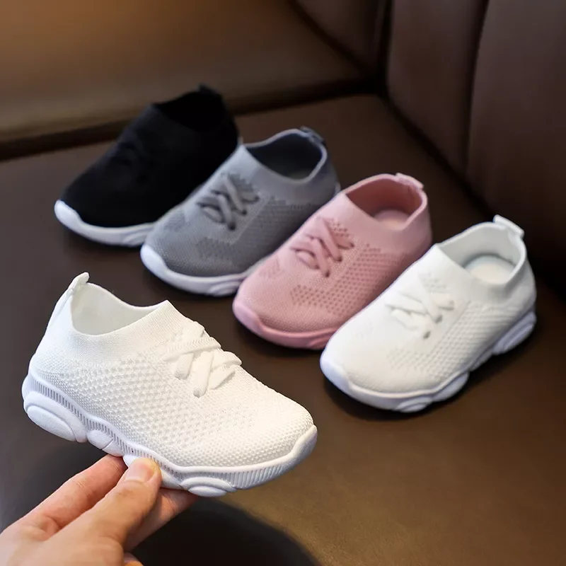 Shoes Baby Sneaker Casual Shoes Breathable Anti-slip Soft Rubber Bottom Children Girls Boys Sports Shoes