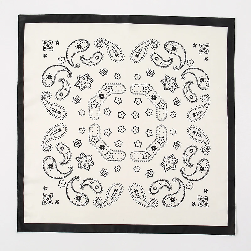 Новинка 2023 года роскошный женский шелковый шарф шарфы квадратный платок с