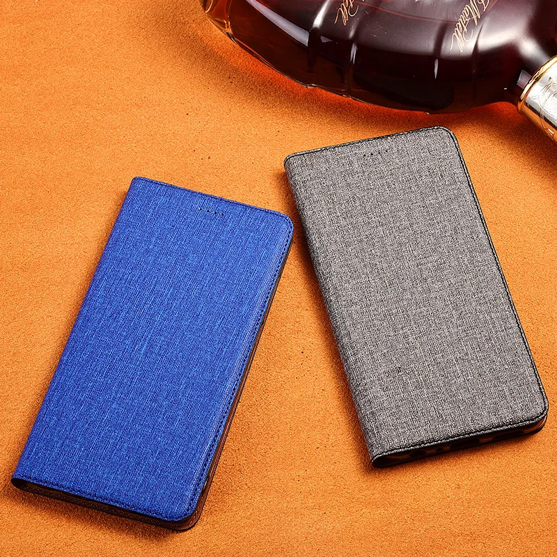 luxury plush pure cotton phone case for infinix note 7 8 8i 10 11 11i 11s pro nfc cotton linen magnetic flip protective cover free global shipping
