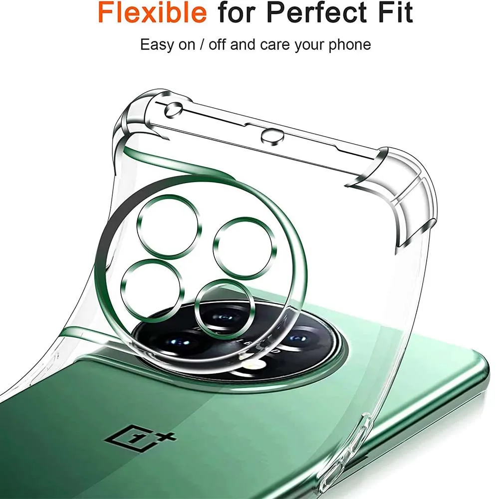 Прозрачный чехол с воздушной сумкой толщиной 1 0 мм для OnePlus 11 5G 11R 10T 10R 10 Pro 9 1+ 8 8T One