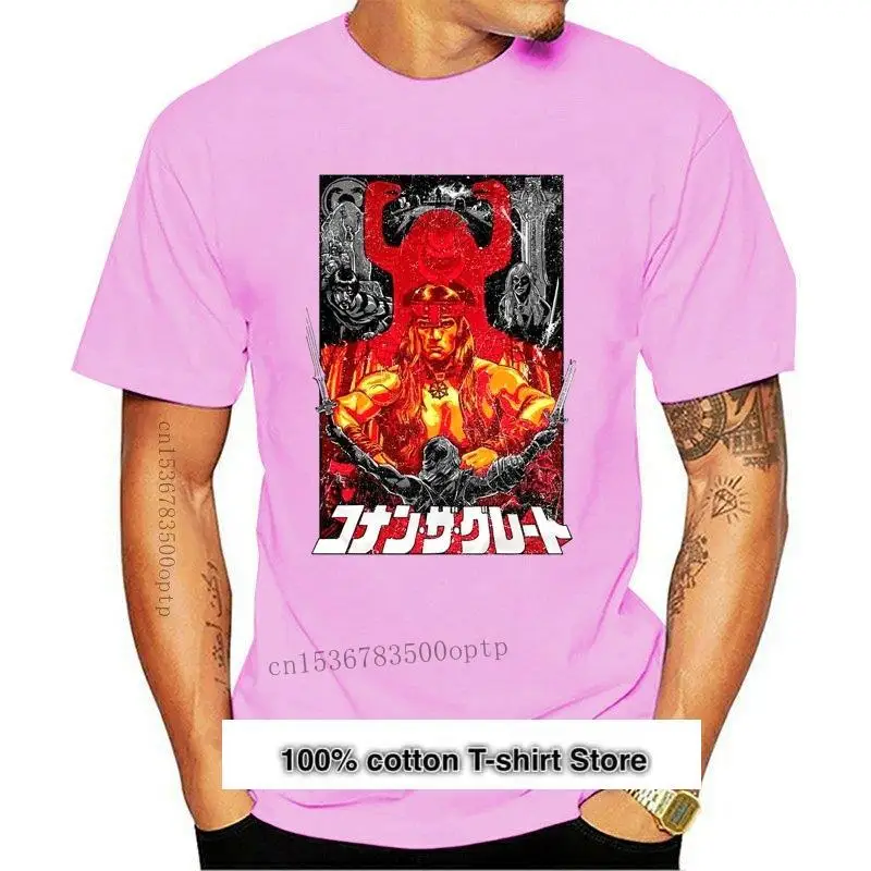 

Camiseta de Conan The barvaro Арнольд Шварценеггер, ретро винтажная пленка, рождественские украшения, Новинка