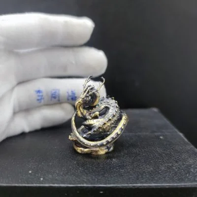 

Статуэтка дракона из меди