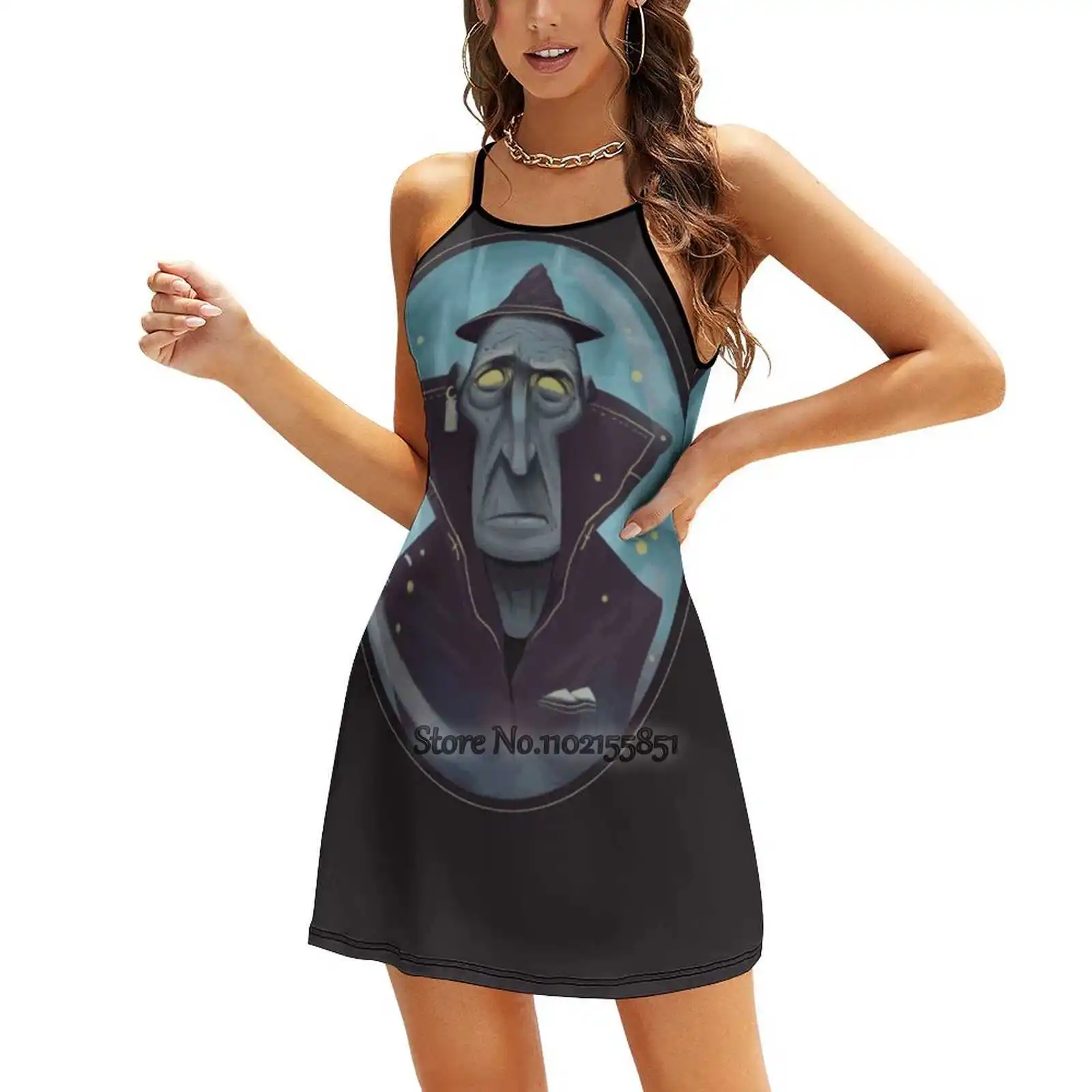 Платье хипстерское с открытой спиной и квадратным вырезом