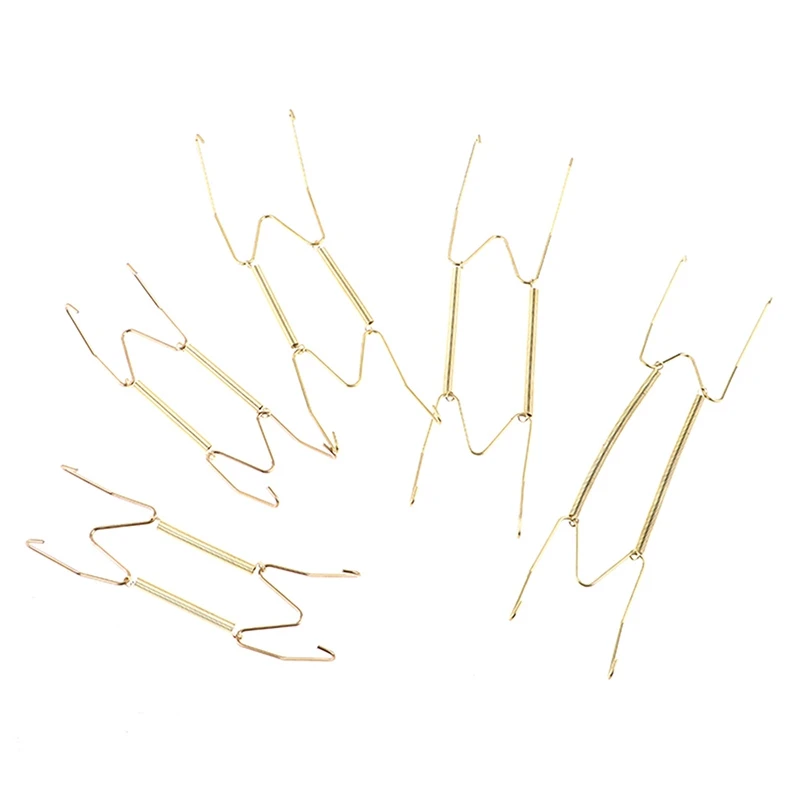 

10PCS W-shaped U-shaped Invisible Spring Hanging Plate Hook Wall Display Plates Hanger W Type Dish Spring Holder Invisible Hook