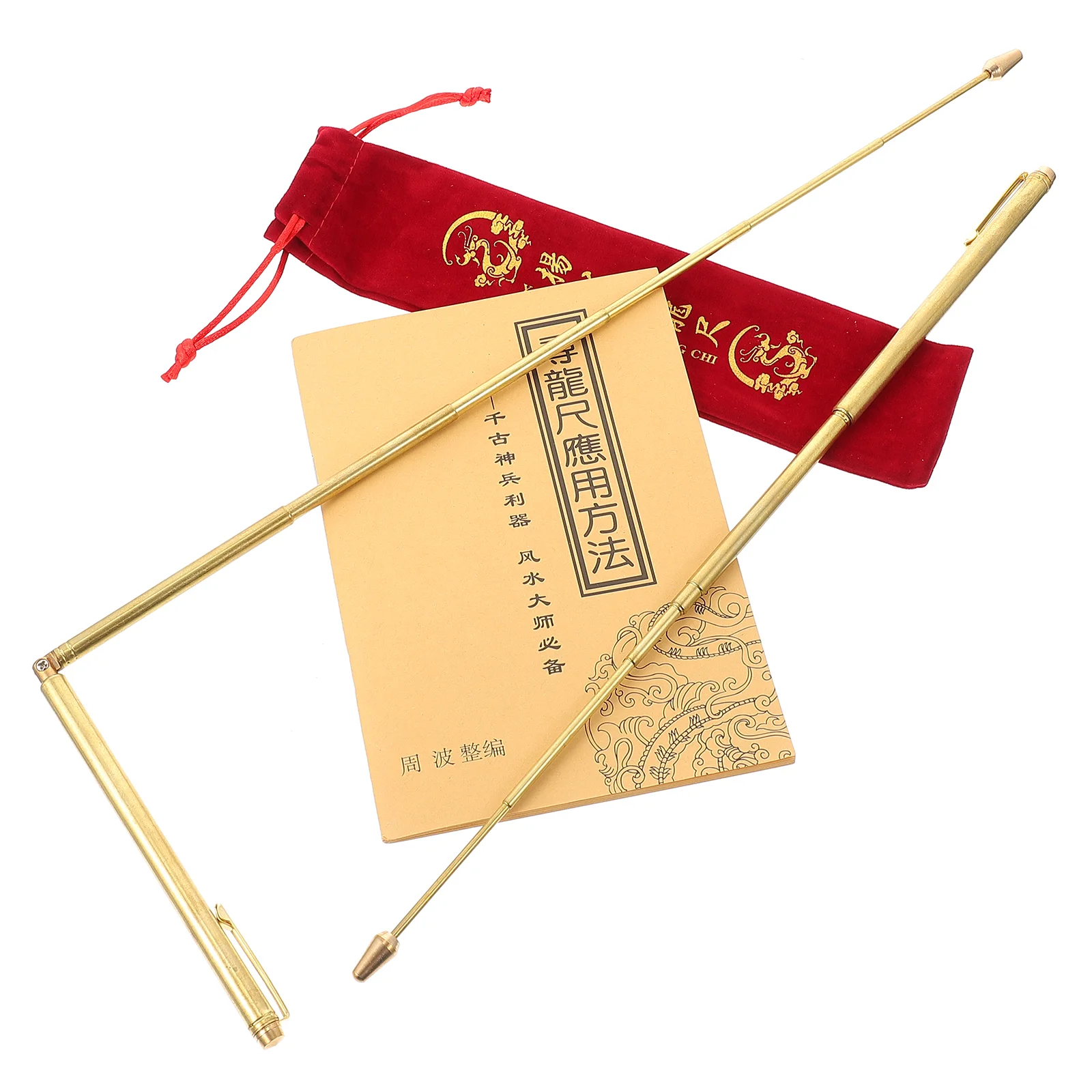

1 Set Energy Detection Rods Telescopic Water Seeking Rods Portable Treasure Detecting Rods