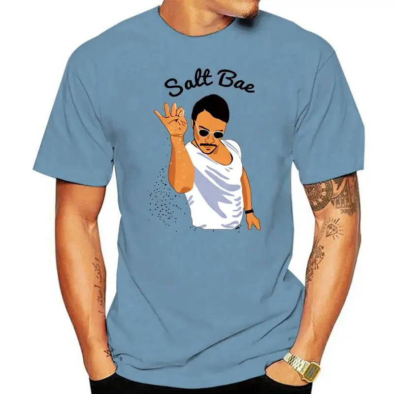 

Fashion T Shirt 100% Cotton Salt Bae Tee men Fashion Mens Short sleeve T Shirt