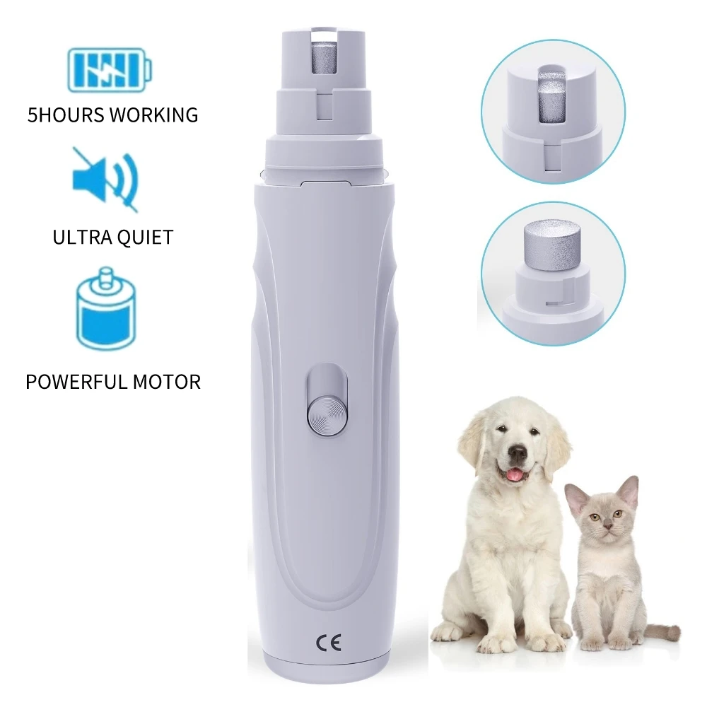 

Painless Cutter Super Grooming Pet Nail Stylist Trimmer Cat Tools Pet Quiet Grinder Charging Clipper Electric Dog Nail Claw Usb