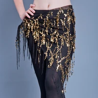 hot new style belly dance costumes sequins tassel indian belly dance hip scarf for women belly dancing belt 11kinds of colors