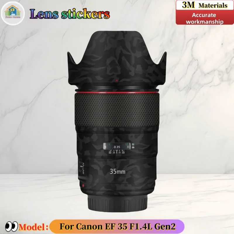 Наклейка на объектив камеры Canon EF 35 F1.4L Gen2