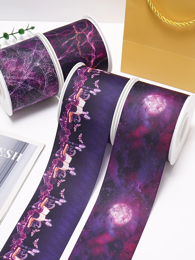 Корсажная/атласная лента для украшения Хэллоуина 10 ярдов 71317 | Ленты