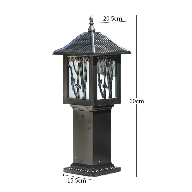 Водонепроницаемый садовый фонарь Ландшафтная лампа для ворот колонны патио