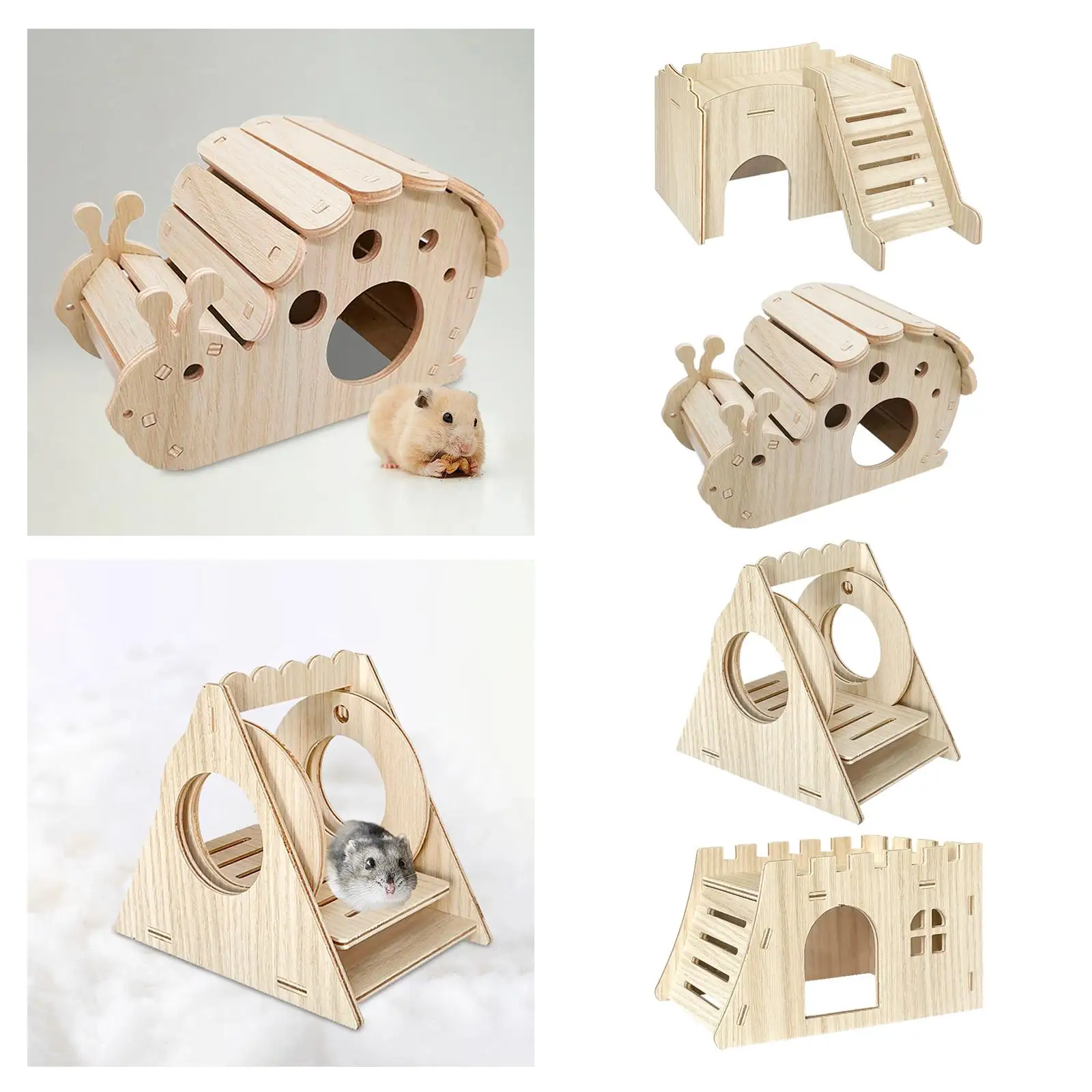 Домашняя хижина домик для хомяка карликовых хомяков сирийских крыс