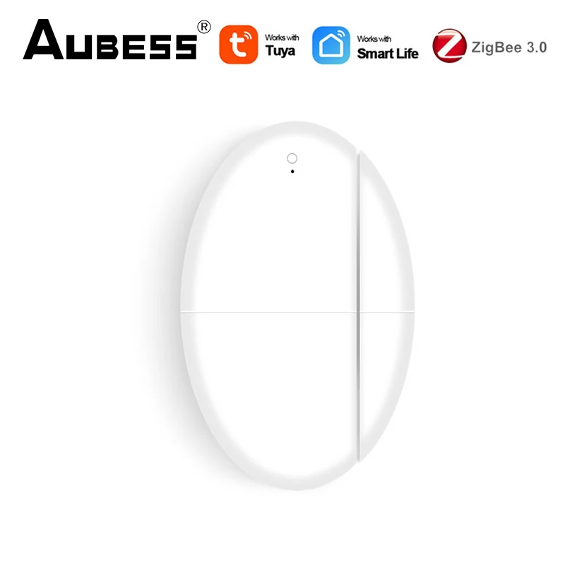 

Смарт-датчик двери Tuya Zigbee, детекторы открытия и закрытия дверей, независимый магнитный датчик, защита для безопасности, поддержка приложени...