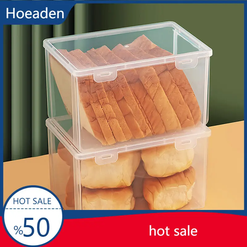 

Bread Container Storage Box Dispenser Keeperloaf Case Toast Cake Containers Holderairtight Bin For Refrigerator Kitchen