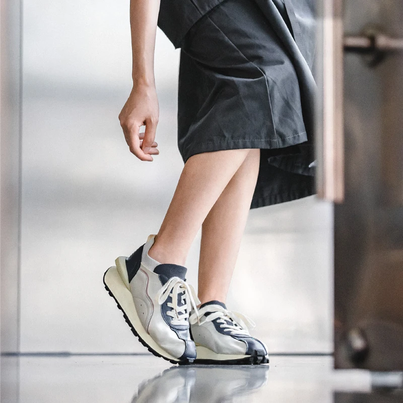 

Maden Women's Breathable Ice Silk Jogging Shoes Vintage Casual Comfort Breathable Running Sneakers Summer Sports Tennis Shoes