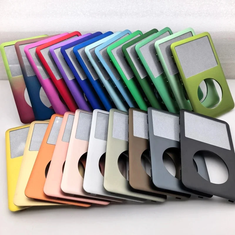 Фото Металлическая передняя панель для iPod Classic с центральной кнопкой, разноцветный корпус для 6-го/6.5-го/7-го поколений 80 ГБ, 120 ГБ, 160 ГБ №1
