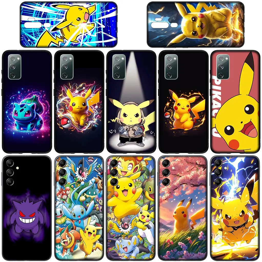 P-Pokemons GO Gengar P-Pikachus гибкий чехол для телефона Xiaomi Redmi Note 10 12 Pro 10A 10C 12C 10X 10S 8T C
