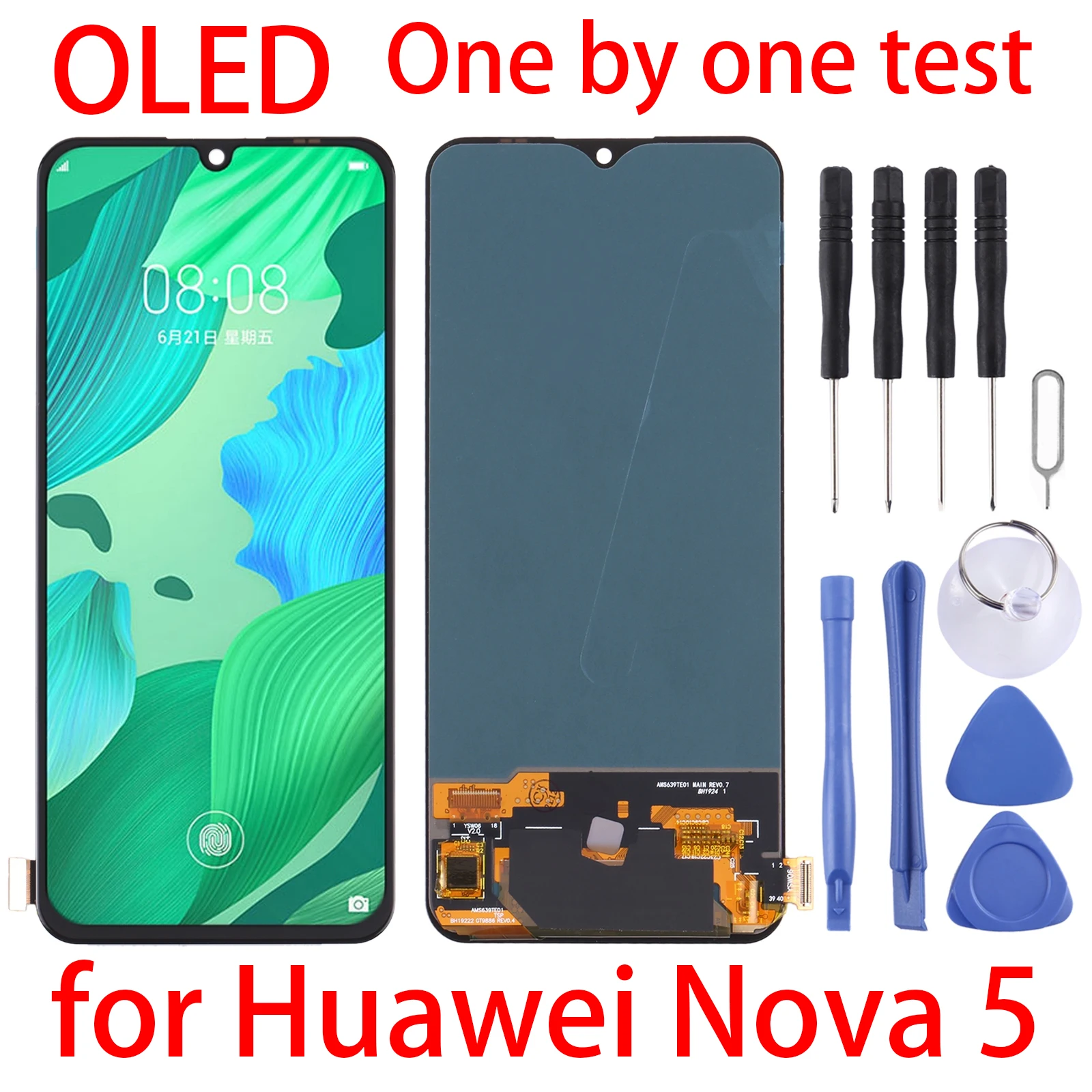 

OLED Material LCD Screen and Digitizer Full Assembly for Huawei Nova 5