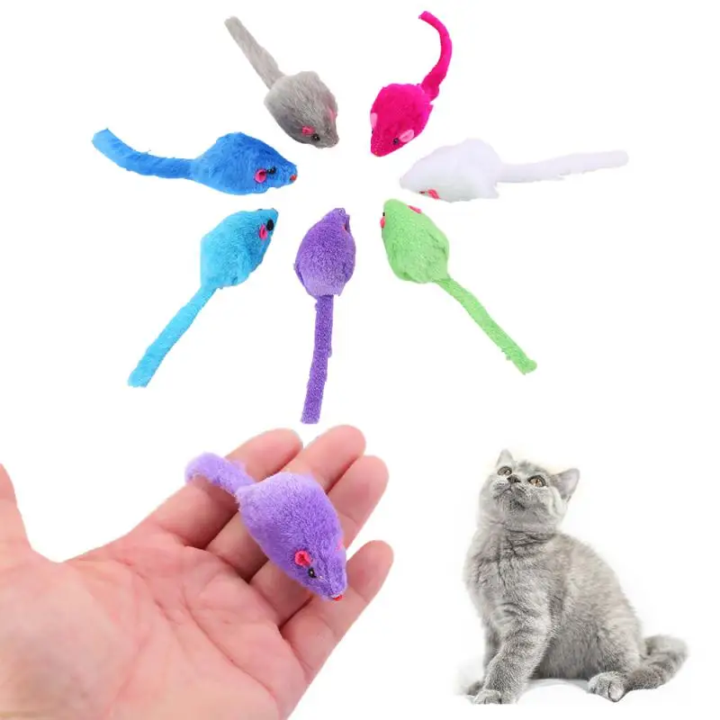 

3PCS Plush Mouse Cat Toy Funny Interactive Plush Cat Toy To Relieve Boredom And Prevent Depression Home Pet Products