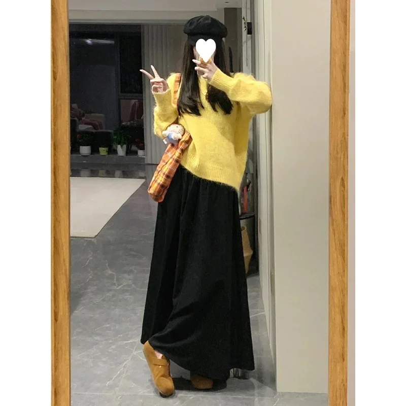 Новинка 2023 женский свитер во французском стиле костюм из двух предметов