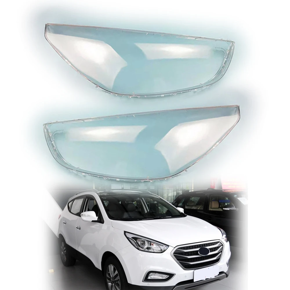 

2 шт., прозрачные водонепроницаемые линзы для головных фонарей Hyundai Ix35 2013 2014 2015
