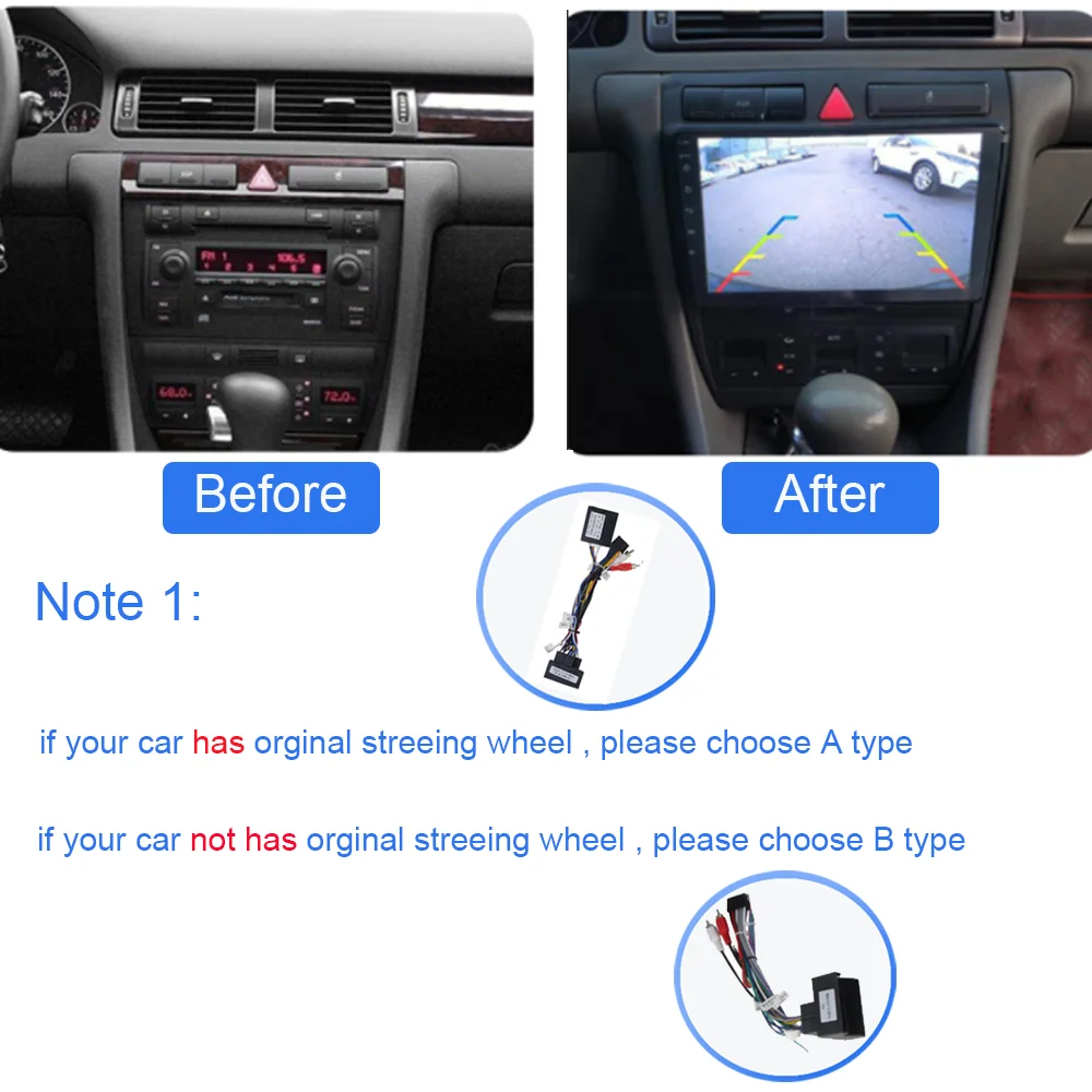 $115.85 NAVISTART Audio for Audi A6 C5 S6 RS6 1997-2004 Car Radio 2din GPS Navigation Multimedia Android 10 Auto Carplay Backup Camera