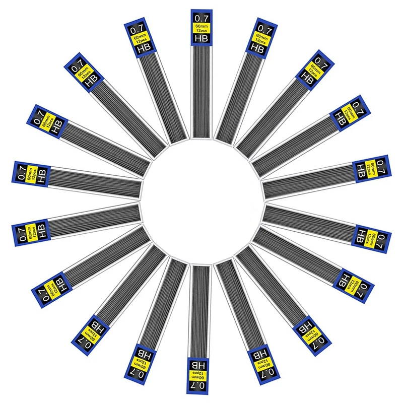 

480 Pieces Lead Refills ,0.7 Mm HB Refills,Break Resistant Mechanical Pencil Refills,40 Tubes