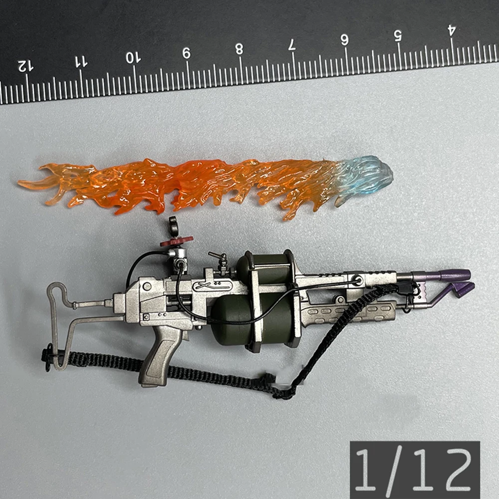 

Limtoys Scale 1/12th The Residents Of Evil Flame Launcher with Special Fire Effects Mini Toys Can't Be Fired For Soldier Action