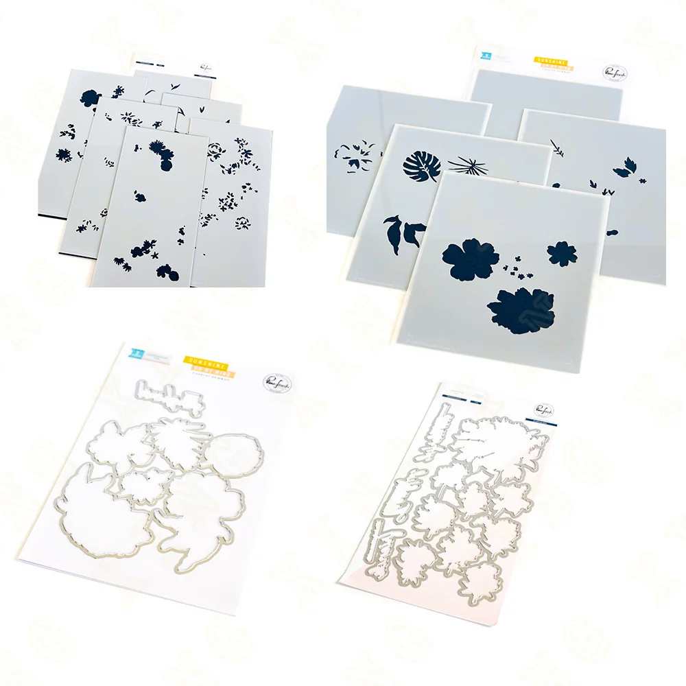 

Metal Cutting Dies and Stamps DIY Scrapbooking Card Stencil Paper Cards Handmade Album Stamp Die Sheets Garden Bouquet 2023 New