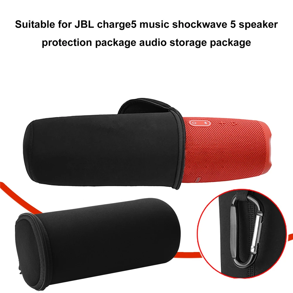 

Travel Case For Charge 5 Speaker High Elastic Rubber Carry Storage Case Pouch Adorable