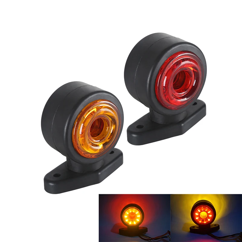 

1pcs 12v-30v Truck lights Trailer lamp Tail Light truck Side Marker Indicators caravan rear Light tractor Lights Signal Lights