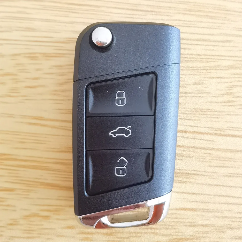 

Modified Flip Remote Key Shell For Volkswagen VW Polo Passat B5 Golf MK5 Beetle 3 Buttons Replacement Car Key Cover