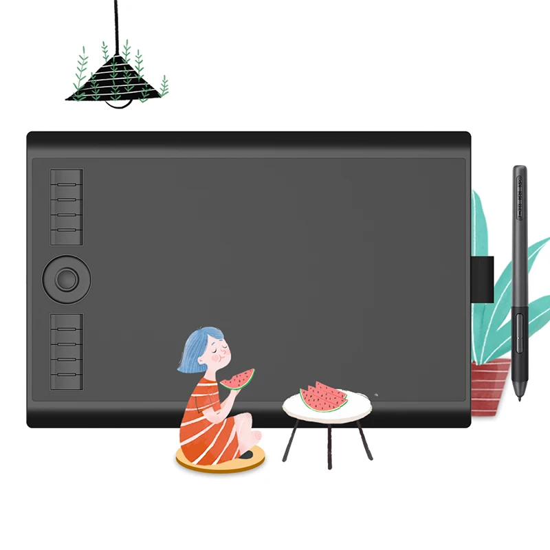 

NEW GAOMON M10K PRO 10 * 6.25'' Graphic Pen Tablet Drawing Board with 8192 Pressure Battery-Free Stylus Support OTG Function