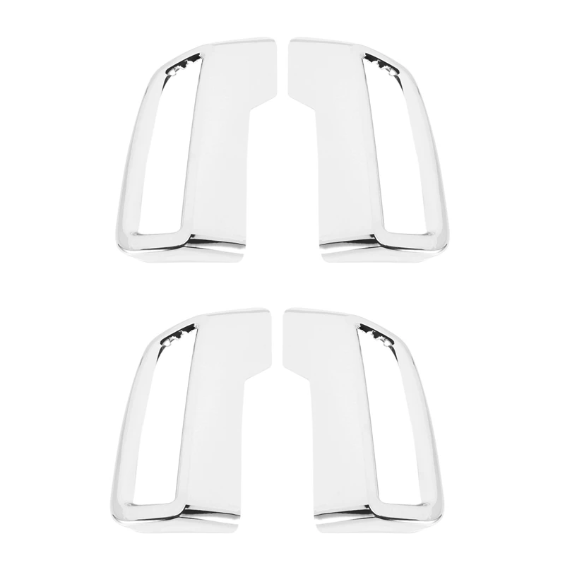 

4X For Peugeot 3008 5008 Allure 2017 - 2019 Exhaust Pipe Tail Cover ABS Rear Exhaust Muffler End Pipe Cover