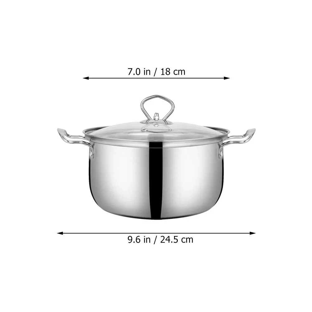 

Multifunctional Pot Lid Kitchen Cookware Stainless Steel Boiling Water Non Stick Cooking Pan