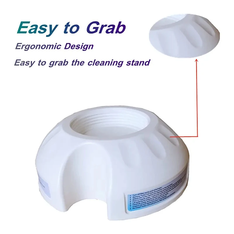 Крышка подставки для чистки солевых клеток бассейна с уплотнительным кольцом